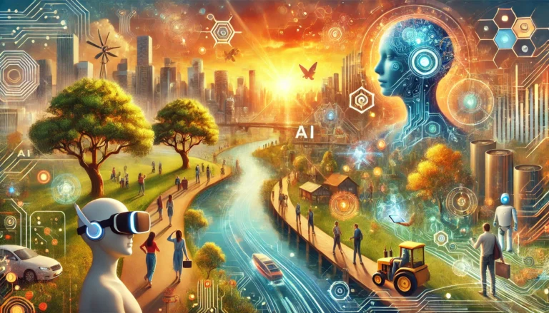 Armonía Futurista La Conexión Entre Humanidad e Inteligencia Artificial